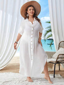 Quimono Plus Size com Mangas Morcego