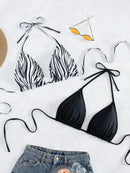 COMBO - 2 Peças Biquini Cortininha Zebrado Plus Size