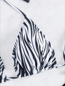 COMBO - 2 Peças Biquini Cortininha Zebrado Plus Size