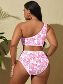 Conjunto Biquini Verão Estampado Plus Size
