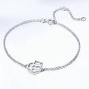 Pulseira Prata 925 Pingente Gatinho
