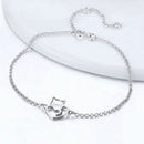 Pulseira Prata 925 Pingente Gatinho