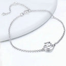 Pulseira Prata 925 Pingente Gatinho