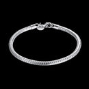Pulseira Prata 925 Serpentina