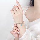 Pulseira Prata 925 Pingente Coração