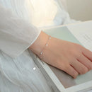 Pulseira Prata 925 Gotas de Cristal