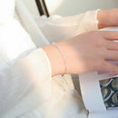 Pulseira Prata 925 Gotas de Cristal