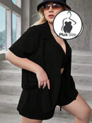 Conjunto Trio Verão Plus Size