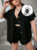 Conjunto Trio Verão Plus Size
