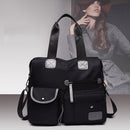 Bolsa Plus Elegance preta - bolsa feminina grande de nylon impermeável