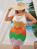 Saída De Praia Delicadeza Tropical Plus Size