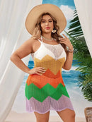 Saída De Praia Delicadeza Tropical Plus Size
