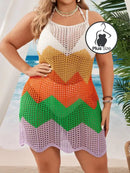 Saída De Praia Delicadeza Tropical Plus Size