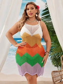 Saída De Praia Delicadeza Tropical Plus Size G