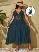 Saída De Praia Plus Size Renda Elegante