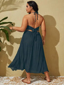Saída De Praia Plus Size Renda Elegante
