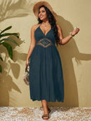 Saída De Praia Plus Size Renda Elegante