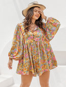 Macaquinho Plus Size Encanto Floral