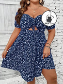 Vestido Floral Plus Size Várias Cores