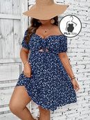 Vestido Floral Plus Size Várias Cores