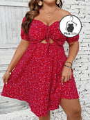 Vestido Floral Plus Size Várias Cores Multicolorido / G